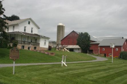 The Jonas Stutzman homestead.